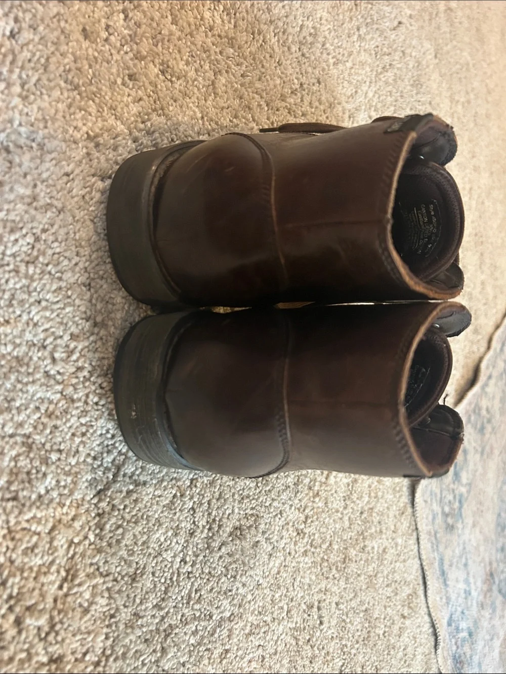 Eastland Dark Brown Leather Chukka Boots